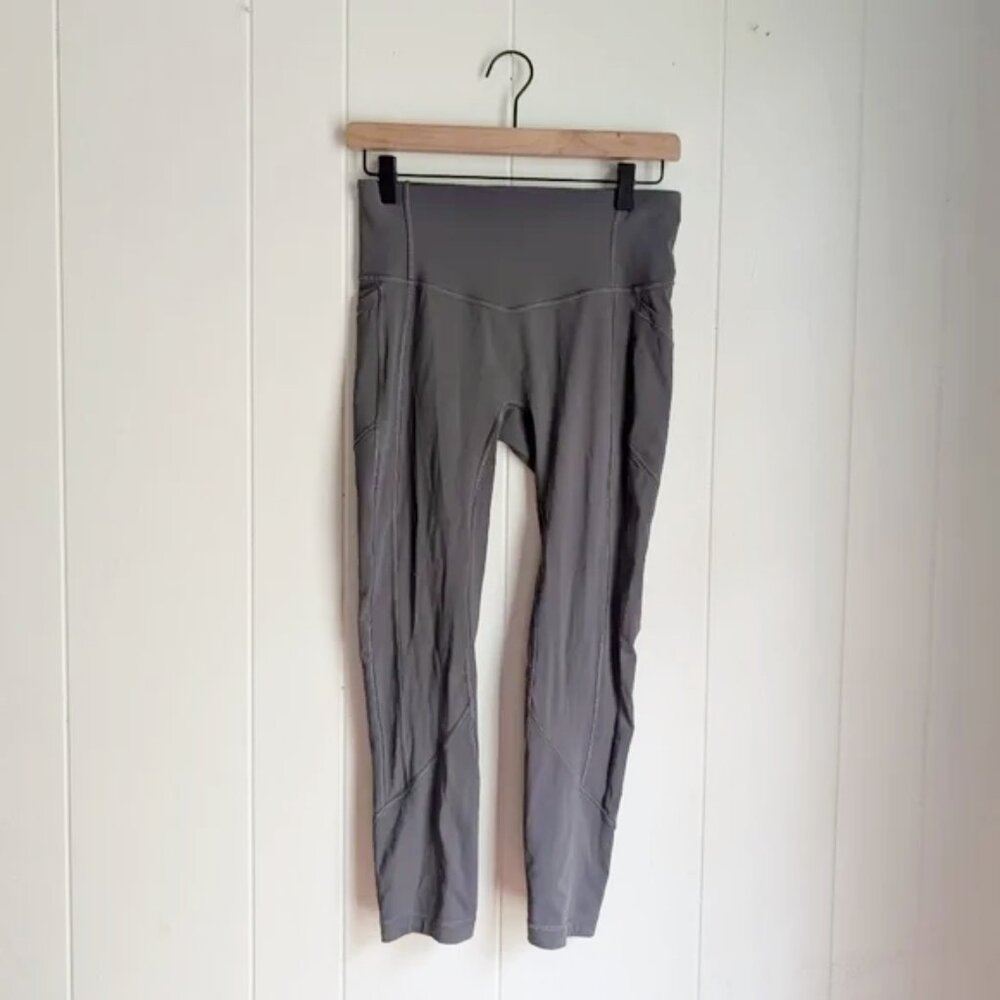 Lululemon Gray High-Waisted Leggings - Women's Size 6